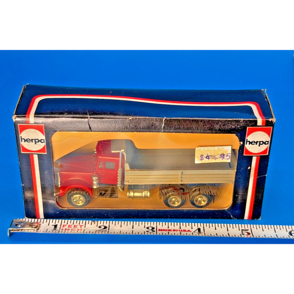 Vintage Herpa HO 1:87 No. 850500 Kenworth Dump Truck Original box NOS - Picture 9 of 9